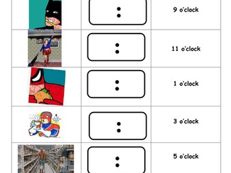 Day In The Life Of A Superhero - Digital Times Worksheets - Differentiated