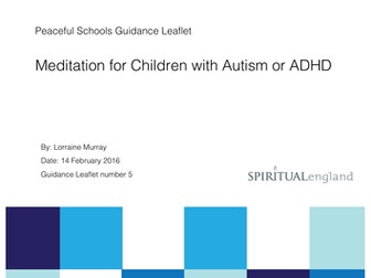 Meditation for Children with Autism or ADHD