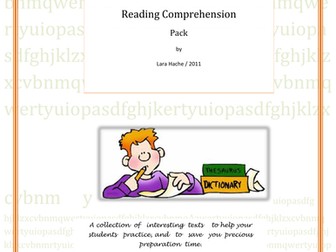 Reading Comprehension practice Pack.