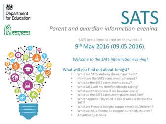 SATS Information Evening PowerPoint