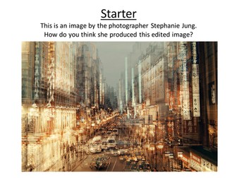 Stephanie Jung - Photography task including research and PS task