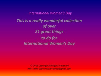 International Women's Day Over 21 Great Things To Do