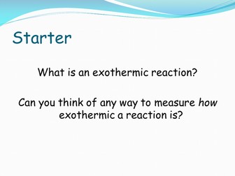 Calorimetry C3 aqa