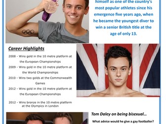 Sport Relief and LGBT History Month Posters