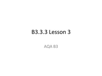 AQA B3.3 Homeostasis 