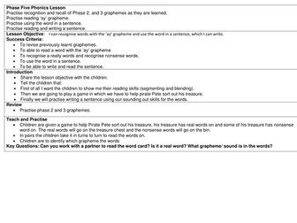 Pirate Pete find the treasure phonics