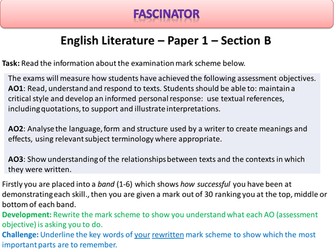 AQA English Literature - Paper 1 - Section B - Pre 19th Century - Part 1 - 8 Lesson Sequence