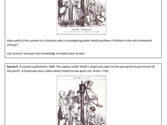 Medicine Through Time - How use is this source type questions - Q3 of Edexcel 2013