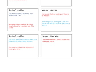 The Iron Man Guided Reading Planning