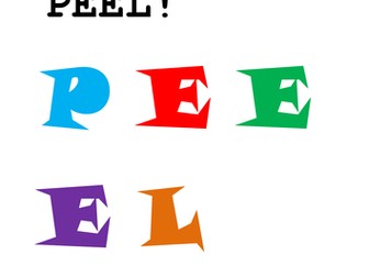 PEEL writing display