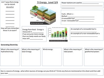 7I Energy - revision mats
