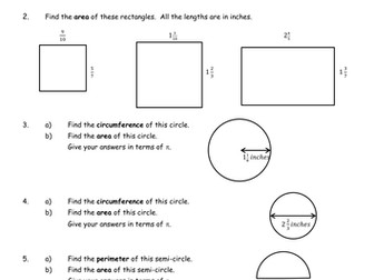 Calculating with fractions and mixed numbers