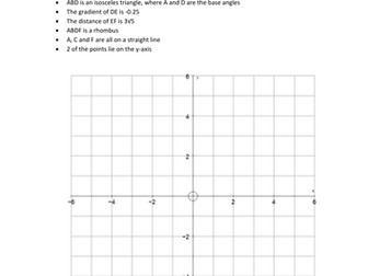 Coordinate Geometry Challenge