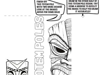 Native American Totem Pole Worksheet