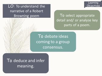 Introduction to Poetry Game: Poetry Murder Mystery for Browning's 'Porphyria's Lover'