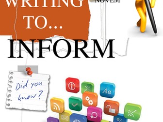 Writing to Inform Booklet 