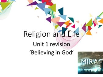 Edexcel Religion and Life: Revision - Believing in God
