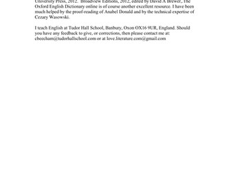 The Rivals by Sheridan: a commentary by Carola Beecham