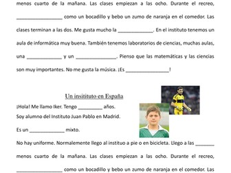 Un instituto en España