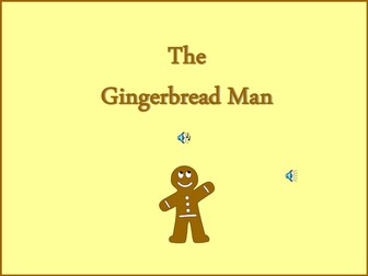 Gingerbread Man TalkFor Write PPT and Sequencing Activity Year 1/2