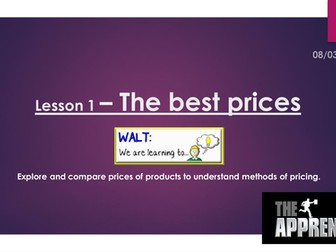 Enterprise and business for KS3