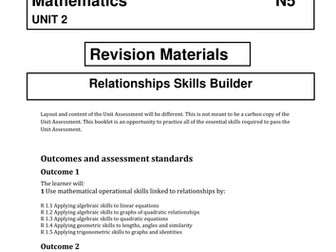 National 5 Relationships Skillbuilder Booklet