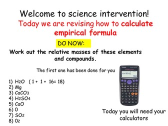 Empirical formula