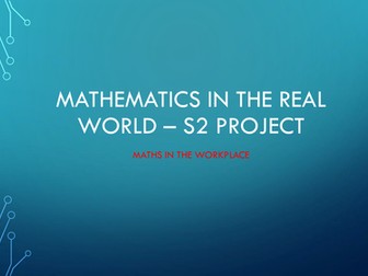 Mathematics in the Real World Project