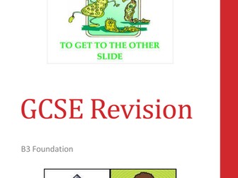 OCR Gateway B3 Foundation Revision and Activity PPT