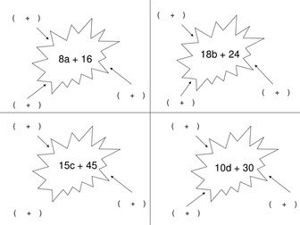 Factorising (single bracket)