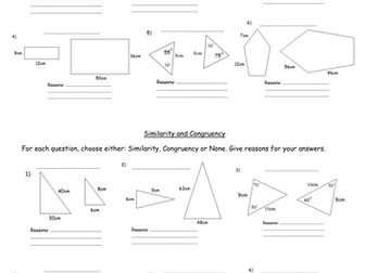 Similarity and Congruency (Enlargement)