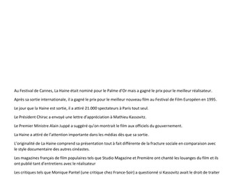 La Haine - Translations 2