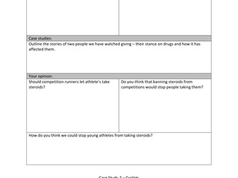 Religion and sport - drugs and cheating