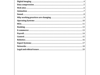 WJEC Unit 3 ICT Revision Guide