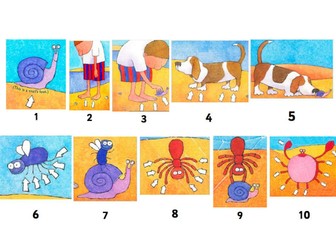 One is a snail ten is a crab - EYFS Reception - Addition / recording maths problems / counting to 20