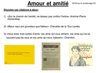 French B - core topic - relations sociales