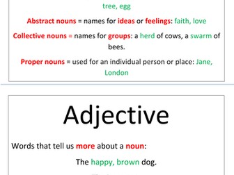Spelling Punctuation and Grammar 2016 SATs Flashcards