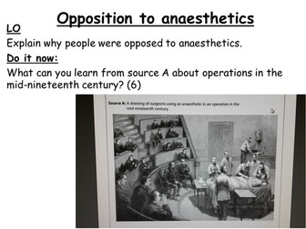Opposition to anaethetics