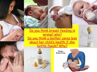 Child development GCSE- Bottle feeding a baby
