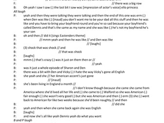 Spoken language terminology