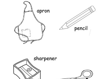 Can you find these items in the art classroom?  SEN resource