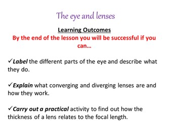 The eye and lenses