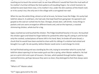 Questions on an unseen text