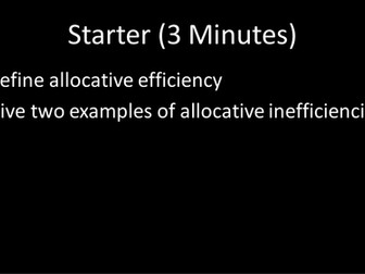 Market Failure with Interactive Exam Questions