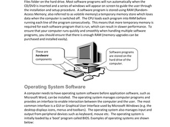 Use Software, Interface Features and Adjust System Settings