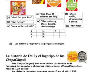 Spanish - ChupaChups (KS3) Authentic text