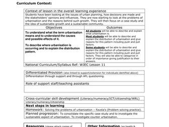 Urbanisation in Lagos