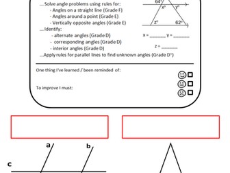Angles on parallel lines