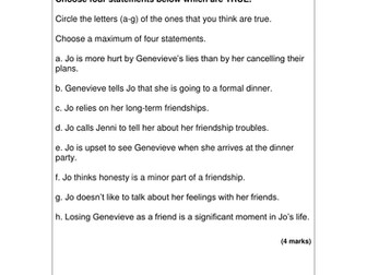 Paper 2 Exam Practice Papers for KS3