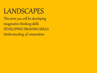 Landscape Lessons Scheme of Work